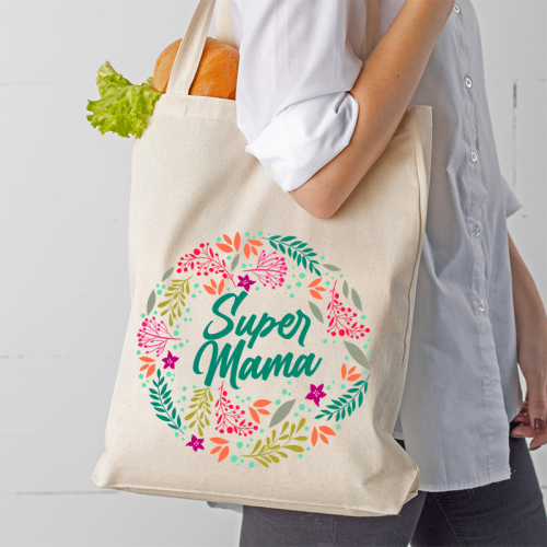 Torba bawełniana Super Mama 2