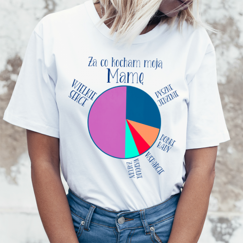 T-shirt lady slim DTG Za Co...