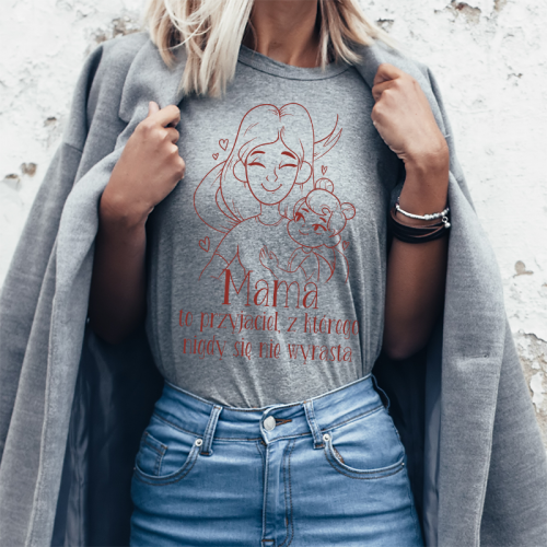 T-shirt lady SZARA  Mama To...