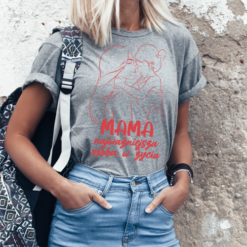 T-shirt lady SZARA Mama...