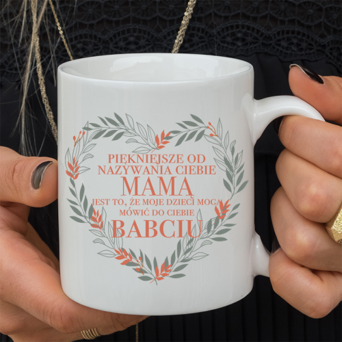 Kubek z nadrukiem Nazywania...