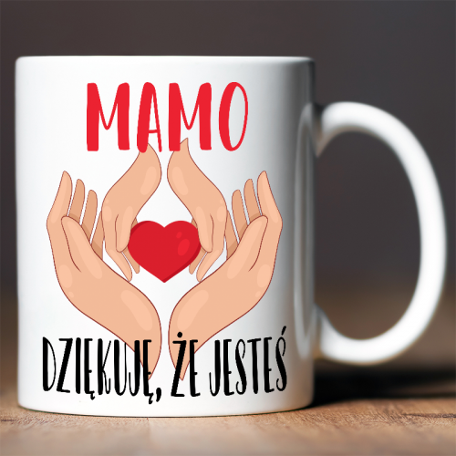 Kubek z nadrukiem Mamo...