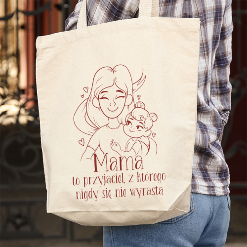 Torba bawełniana Mama to...