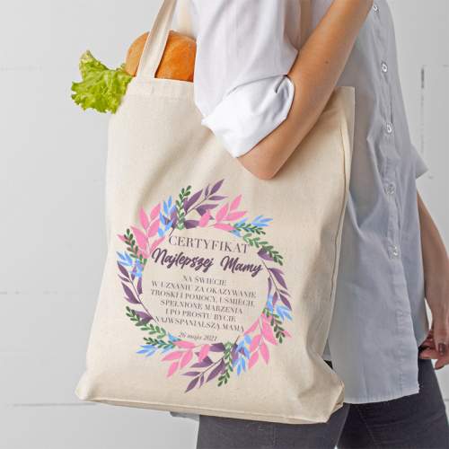 Torba bawełniana Certyfikat...