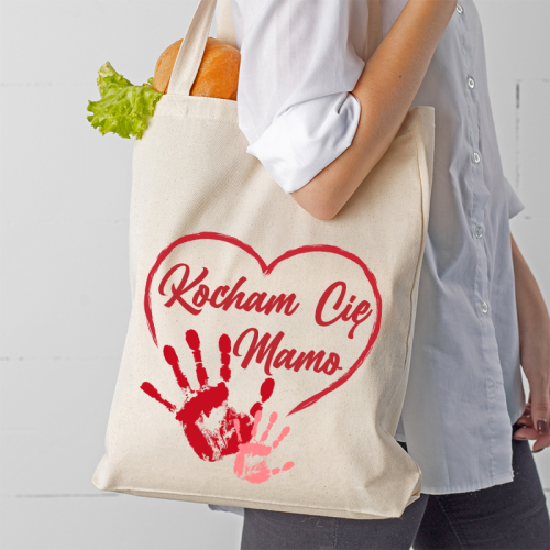 Torba bawełniana Kocham Cię...