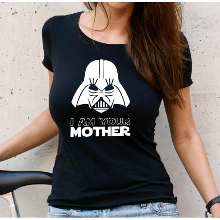t-shirt i'm your mother czarna