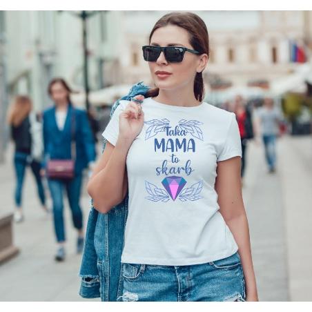 T-shirt lady slim DTG  Kochana mama 2