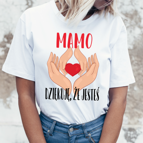 T-shirt lady slim DTG Mamo...