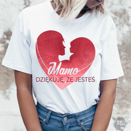 T-shirt lady slim DTG Mamo...