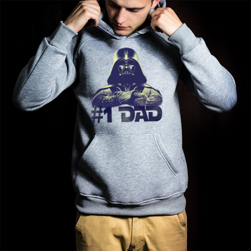 Bluza z kapturem szara Dad...