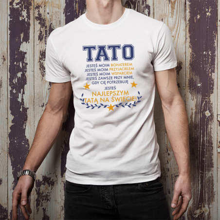 T-shirt oversize Tato jesteś moim bohaterem