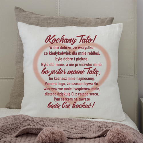 PODUSZKA druk Kochany Tato...