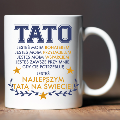 Kubek z nadrukiem Tato...