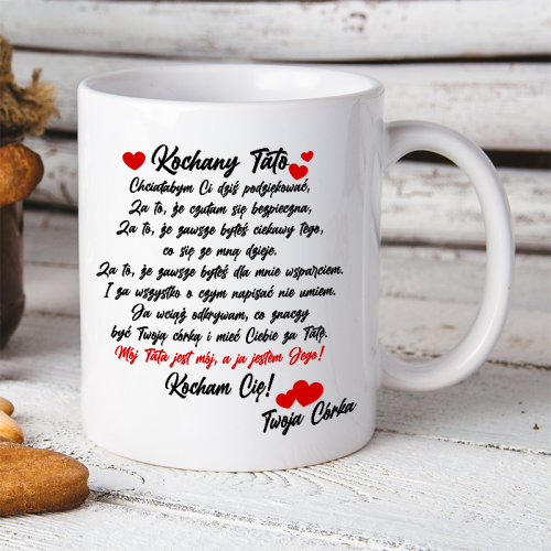 Kubek z nadrukiem Kochany...