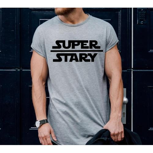 T-shirt oversize Najlepszy tata to ten z brodą