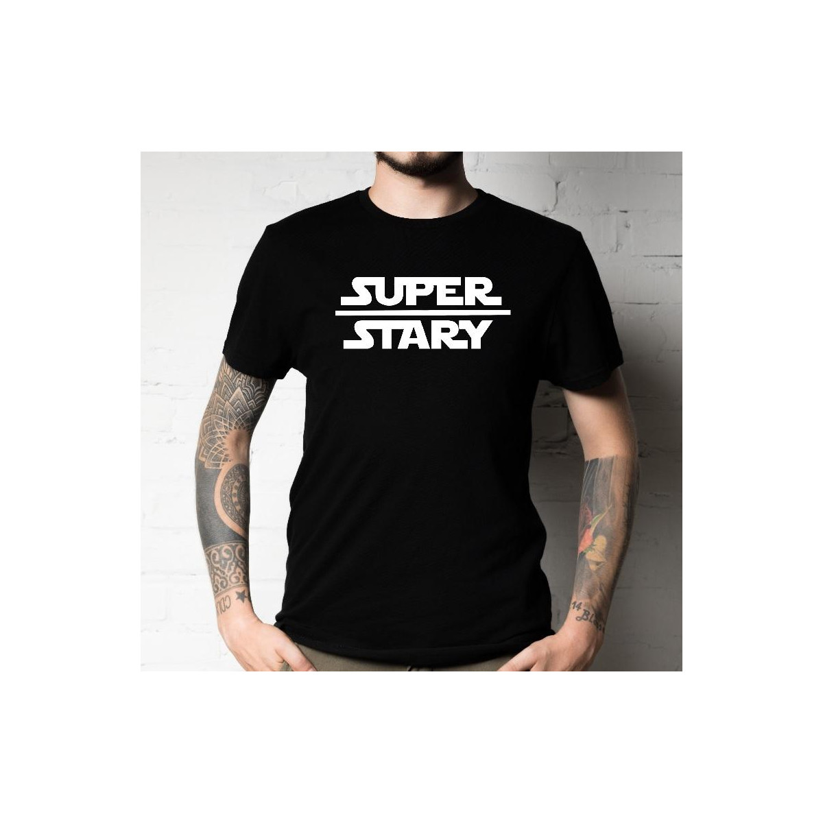 T-shirt oversize Super stary