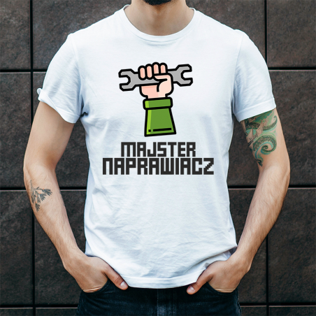 T-shirt oversize DTG Majster Naprawiacz