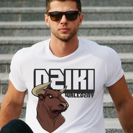 T-shirt oversize DTG Dziki Waleczny