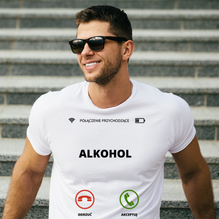 T-shirt oversize DTG Alkohol