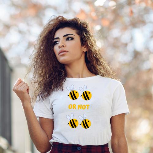 T-shirt lady slim DTG Or not