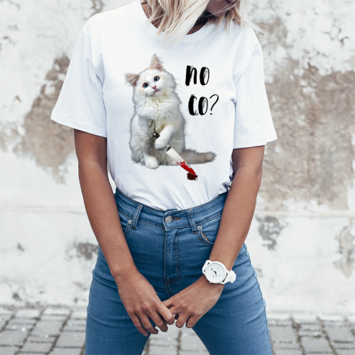 T-shirt lady slim DTG No co? 2