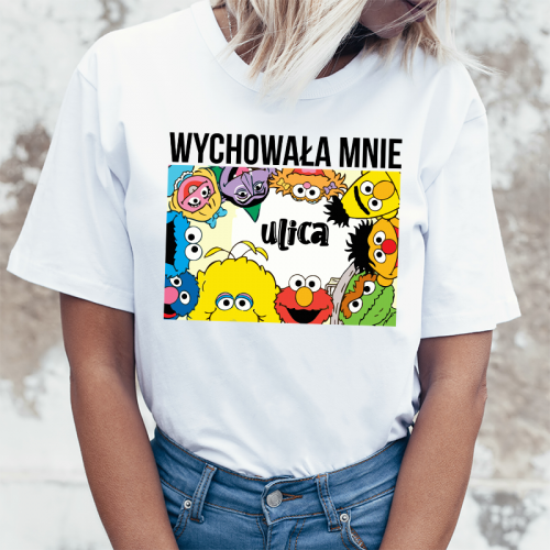 T-shirt lady slim DTG Ulica