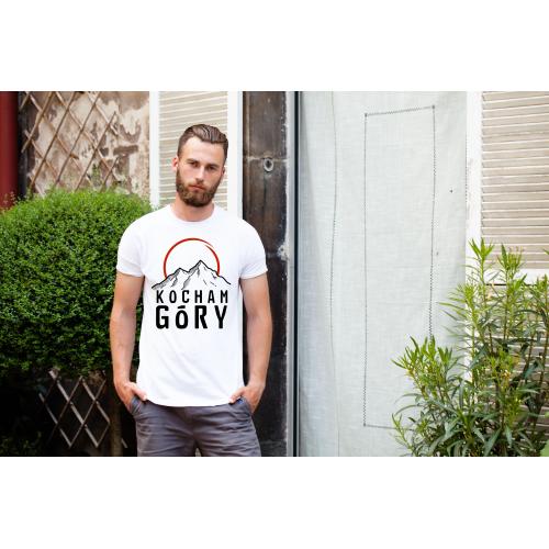 T-shirt oversize DTG chodzę po górach