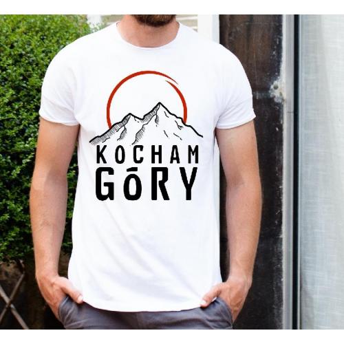T-shirt oversize DTG chodzę po górach