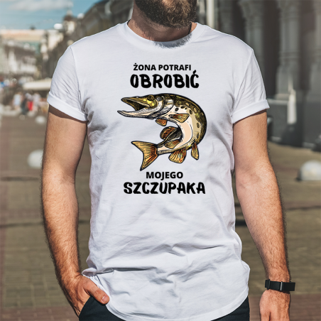 T-shirt oversize DTG Obrobić Szczupaka