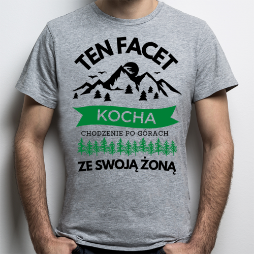 T-shirt Oversize Szary |...