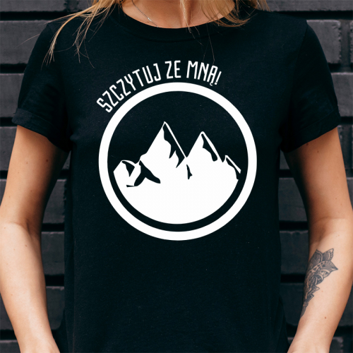 T-shirt Lady Czarny |...