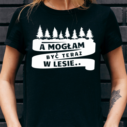 T-shirt Lady Czarny | A...