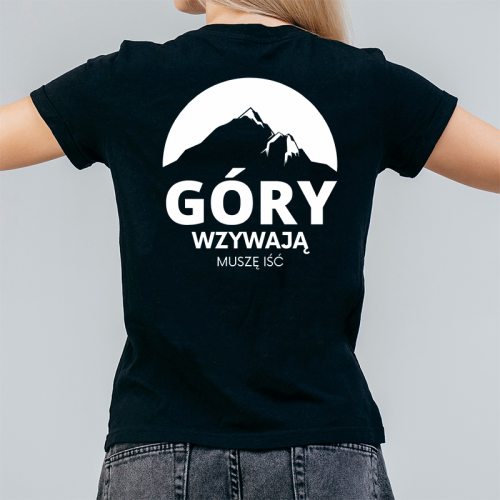 T-shirt Lady Czarny | Góry...