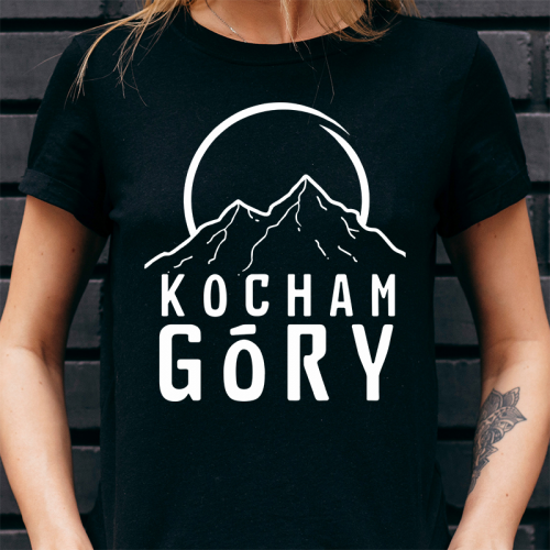 T-shirt Lady Czarny |...