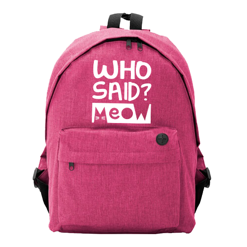 Plecak Owal | Who Said? Meow