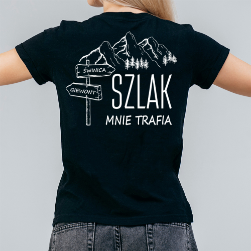 T-shirt Lady Czarny | Szlak...