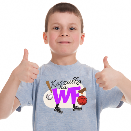 T-shirt Kids Szary | Koszulka na WF 2