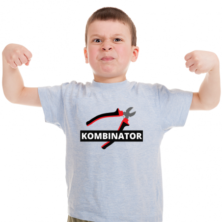T-shirt Kids Szary | Kombinator