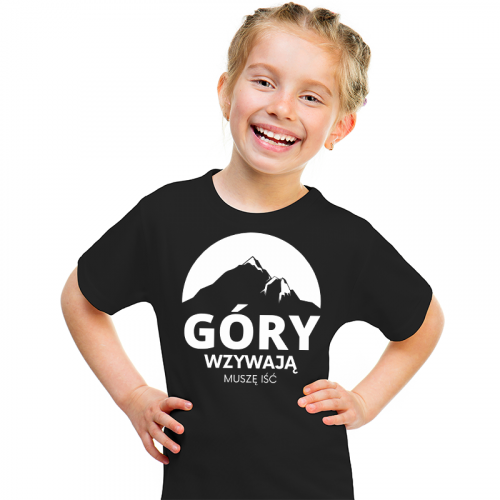 T-shirt Kids Czarny | Góry...