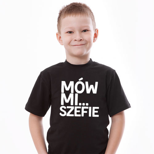 T-shirt Kids Czarny | Mów...