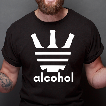 T-shirt Oversize Czarny | Alcohol