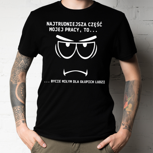 T-shirt Oversize Czarny |...