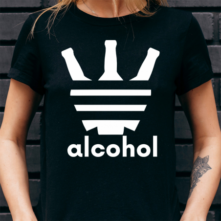 T-shirt Lady Czarny | Alcohol