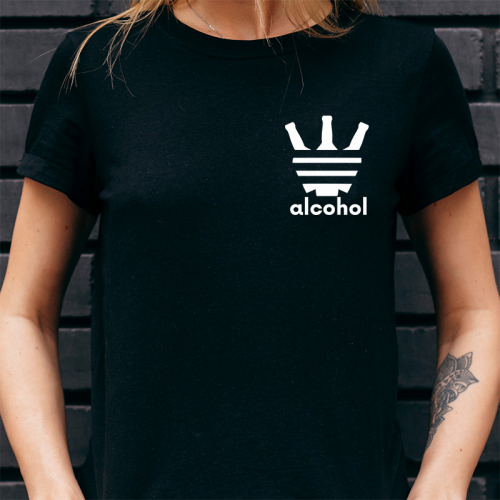 T-shirt Lady Czarny |...