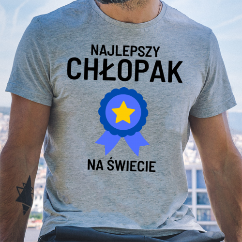 T-shirt Oversize Szary |...