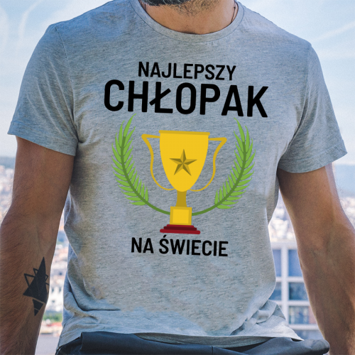 T-shirt Oversize Szary |...