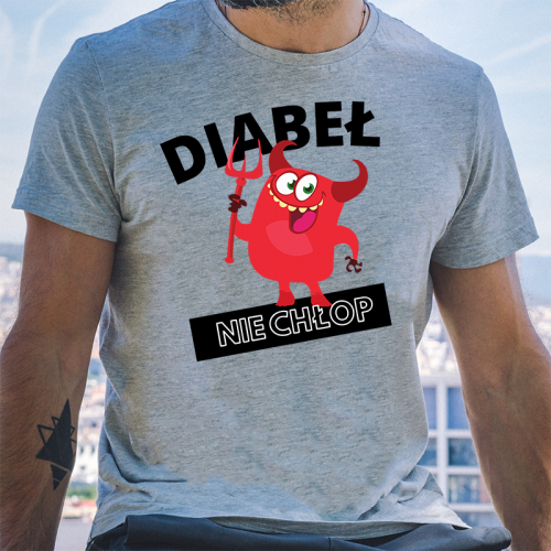 T-shirt Oversize Szary |...