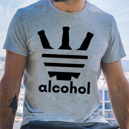 T-shirt Oversize Szary | Alcohol