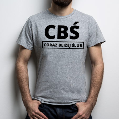 T-shirt Oversize Szary | CBŚ