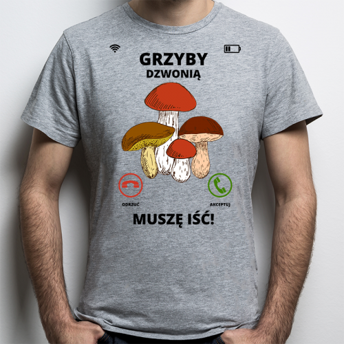 T-shirt Oversize Szary |...